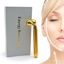 Electric 3D Face Roller 24k Gold Facial Massager